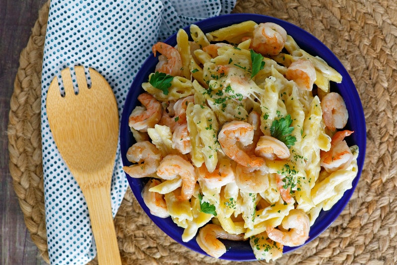 Creamy Gruyere and Shrimp Pasta - Recipe Girl