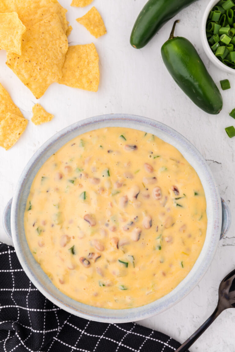 Cheesy Black Eyed Pea Dip Recipe Girl