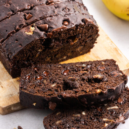 Healthy chocolate outlet banana bread