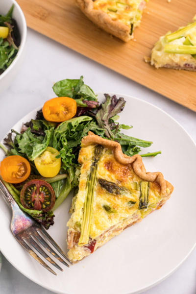 Asparagus Quiche - Recipe Girl