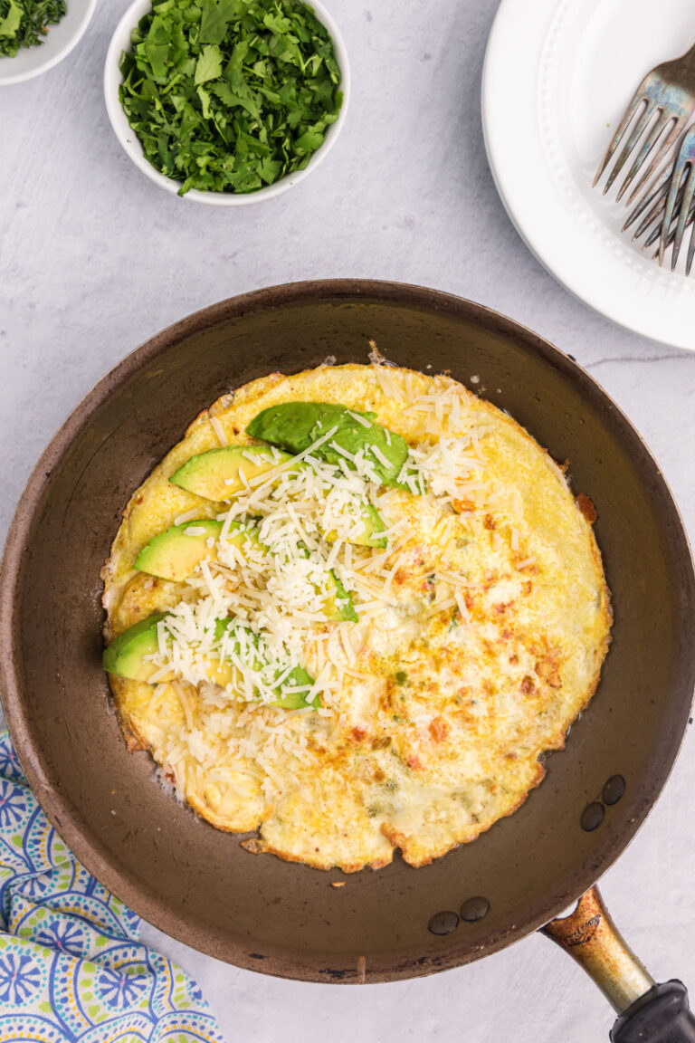 Avocado Manchego Cheese Omelette - Recipe Girl