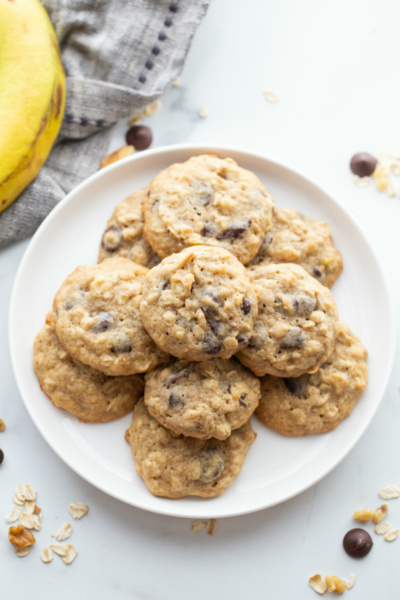 Banana Walnut Chocolate Chip Cookies - Recipe Girl