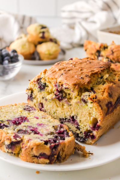 Blueberry Zucchini Bread - Recipe Girl