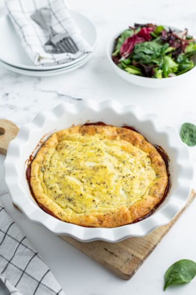 Brie and Canadian Bacon Quiche - Recipe Girl