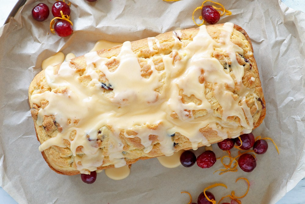 Cranberry Orange Bread With Grand Marnier Glaze - Recipe Girl