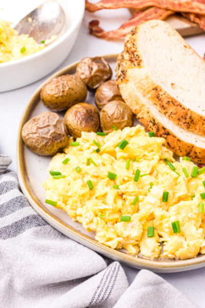 Creamy Scrambled Eggs - Recipe Girl