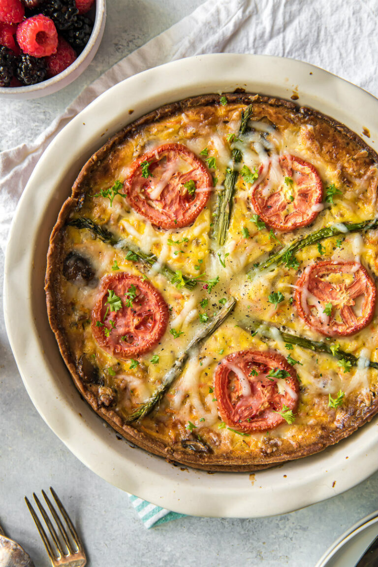 Garden Vegetable Quiche - Recipe Girl