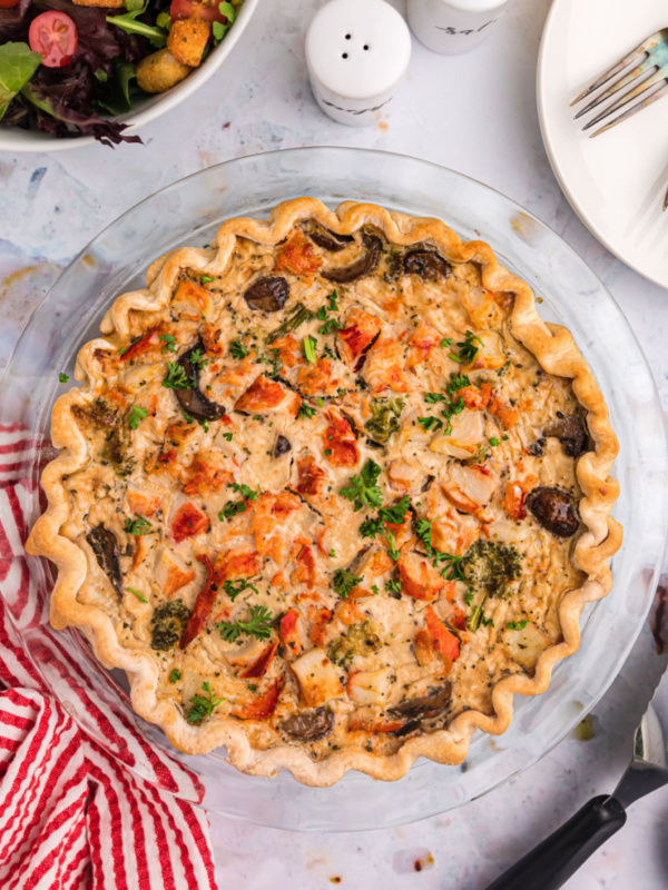 lobster quiche