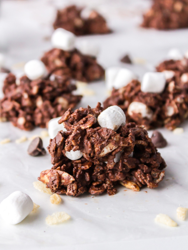 no bake rocky road cookies