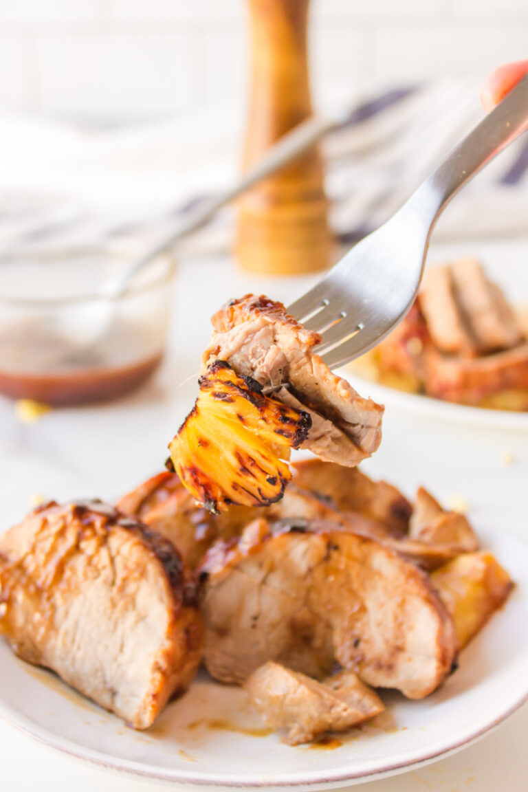 Glazed Pork Tenderloin with Pineapple Recipe Girl