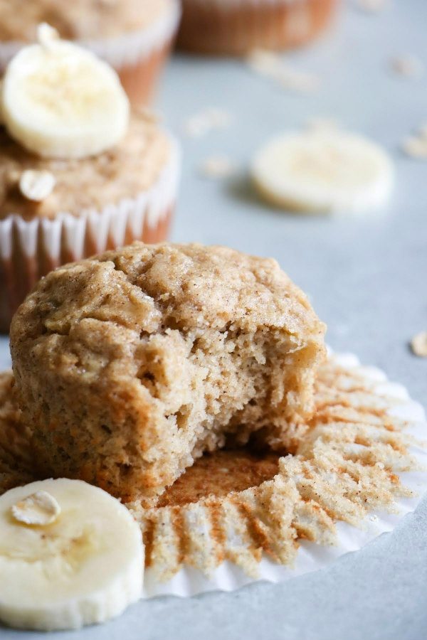 Quick and Easy Banana Oat Muffins - Recipe Girl
