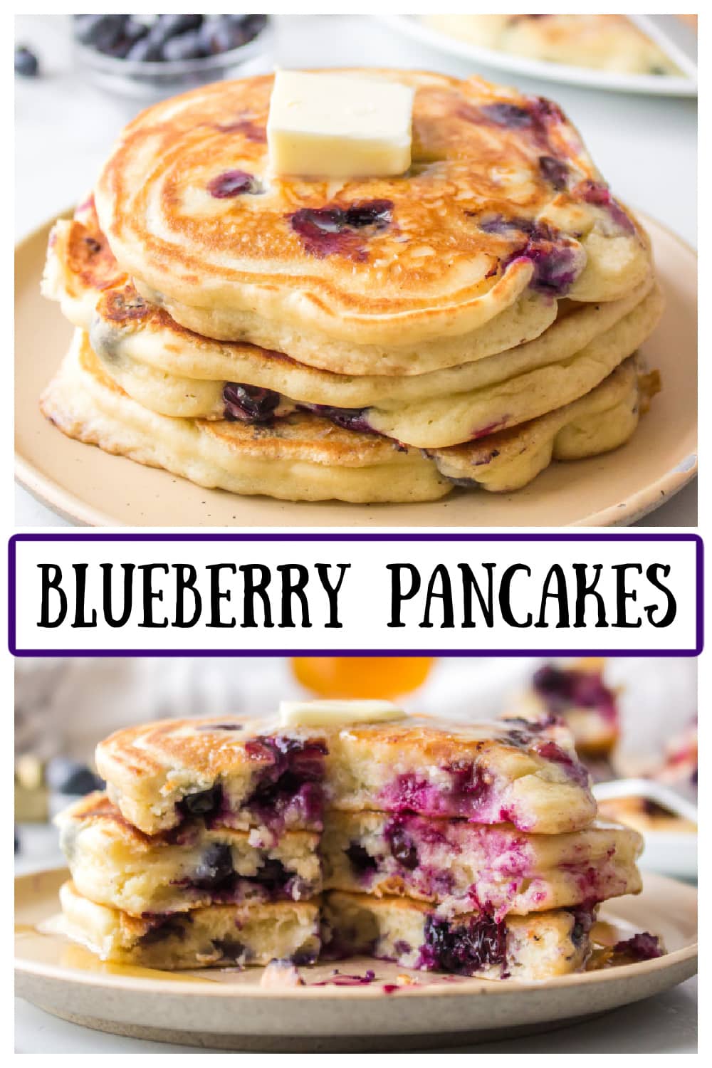 Blueberry Pancakes - Recipe Girl