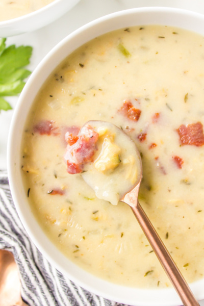 Low Fat Clam Chowder - Recipe Girl