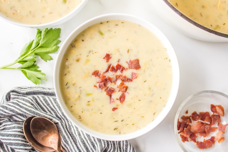 Low Fat Clam Chowder - Recipe Girl