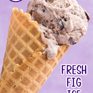 pinterest image for fresh fig ice cream