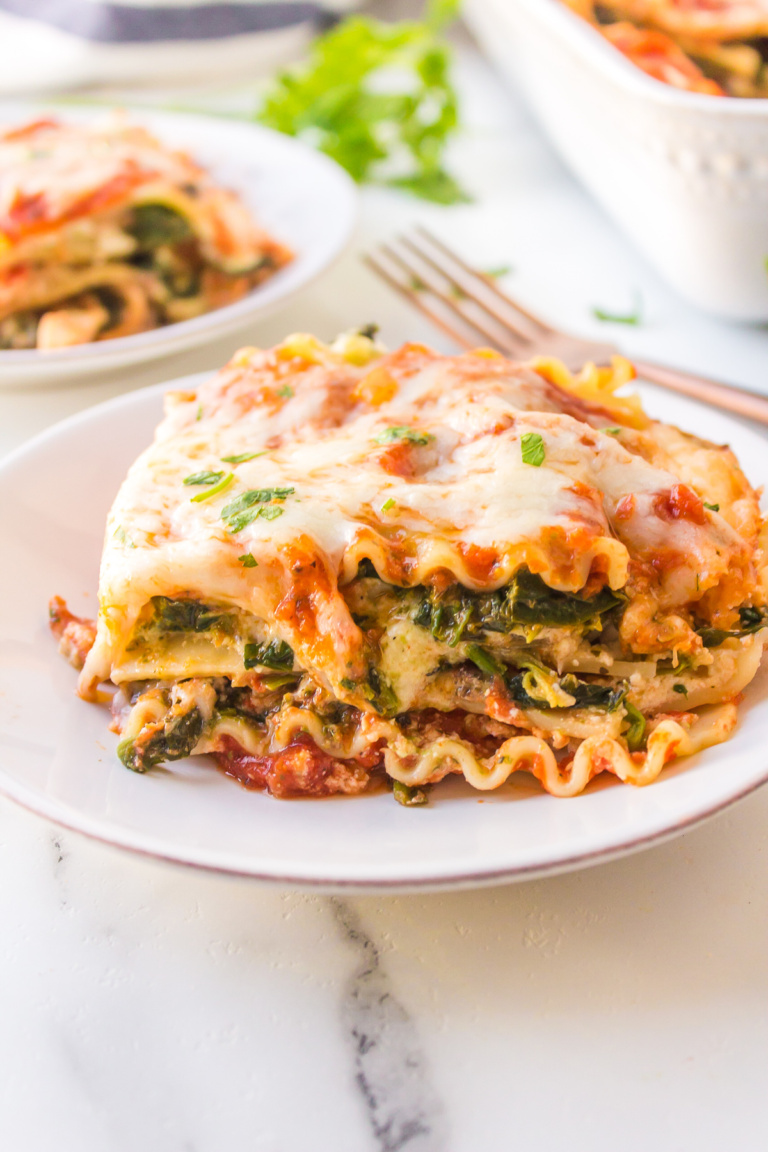 Super Fast Spinach Pesto and Cheese Lasagna - Recipe Girl