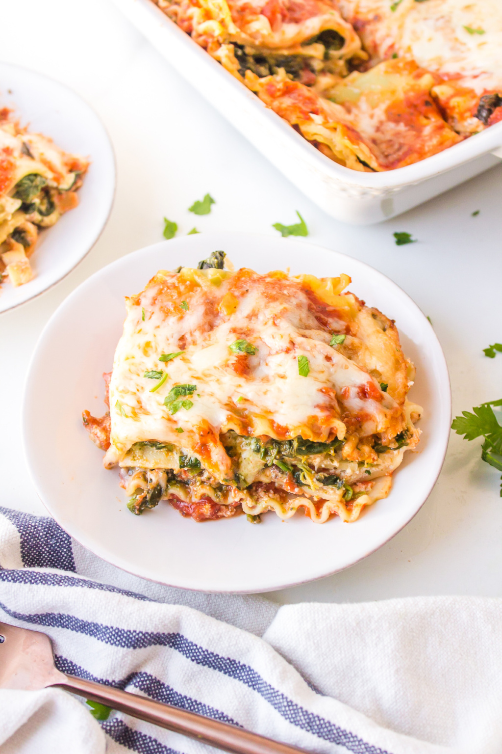 Super Fast Spinach Pesto and Cheese Lasagna - Recipe Girl