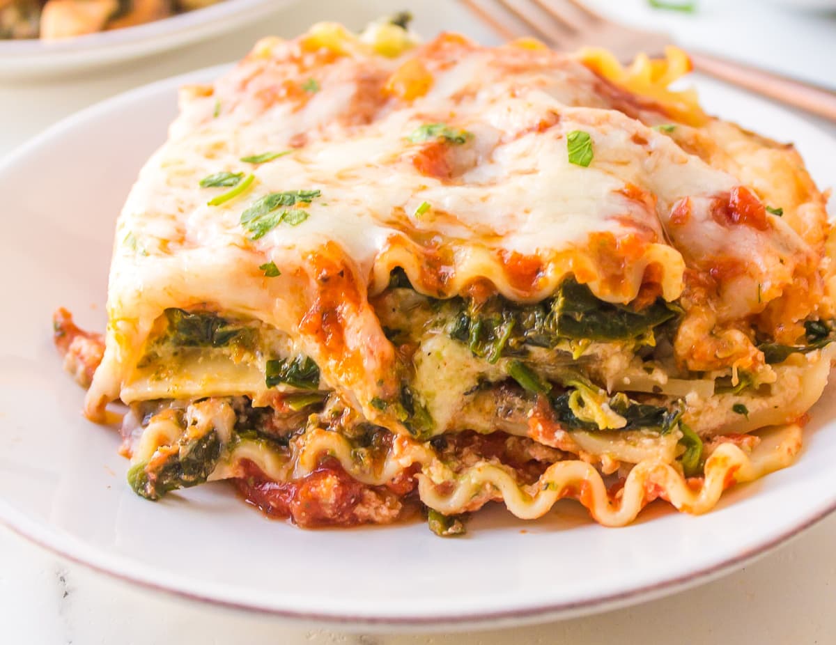 Super Fast Spinach Pesto and Cheese Lasagna - Recipe Girl