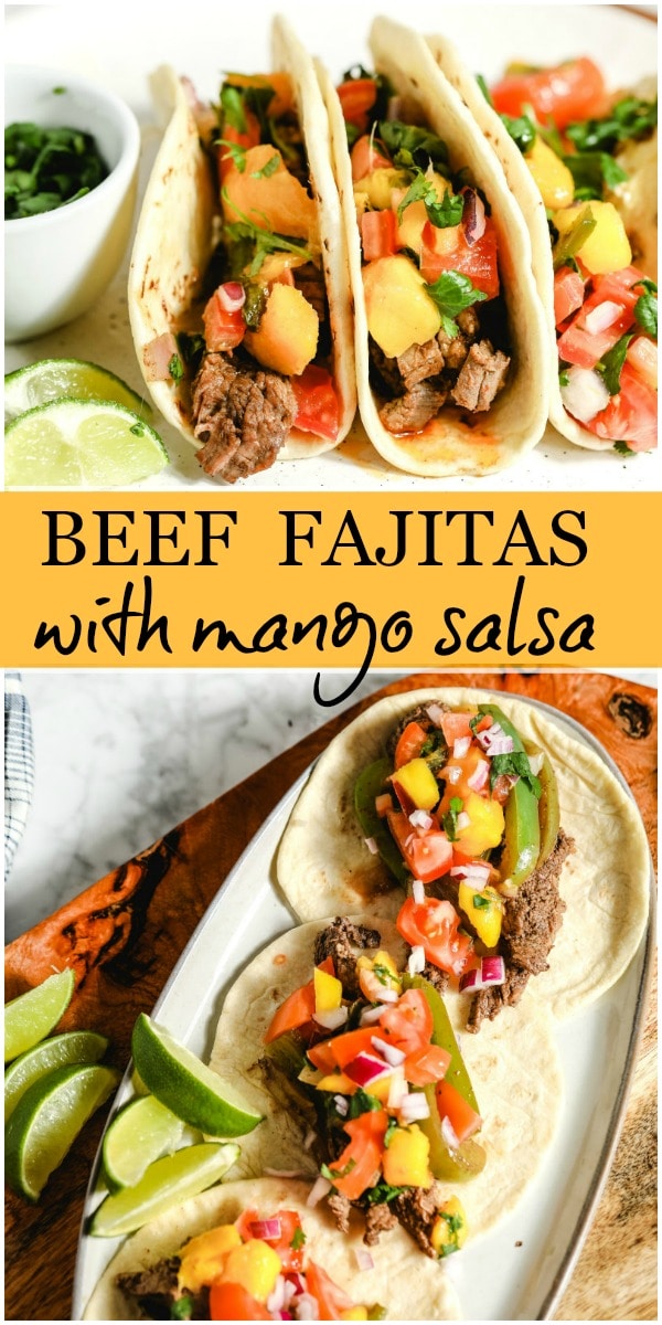 Beef Fajitas with Mango Salsa - Recipe Girl