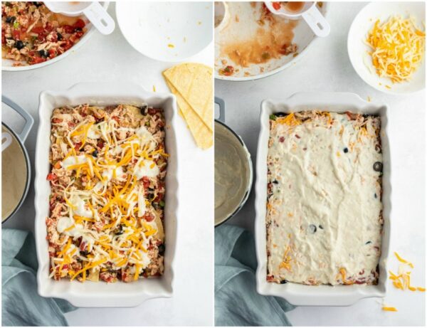 Chicken Enchilada Casserole - Recipe Girl