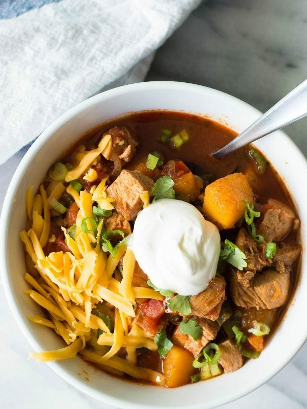 Chicken Butternut Squash Chili