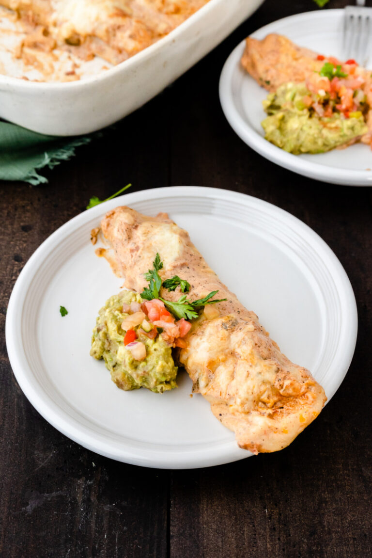 Creamy Chicken Enchiladas - Recipe Girl