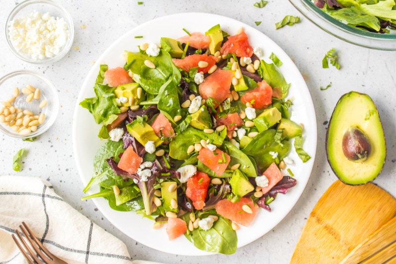 Watermelon and Avocado Salad - Recipe Girl