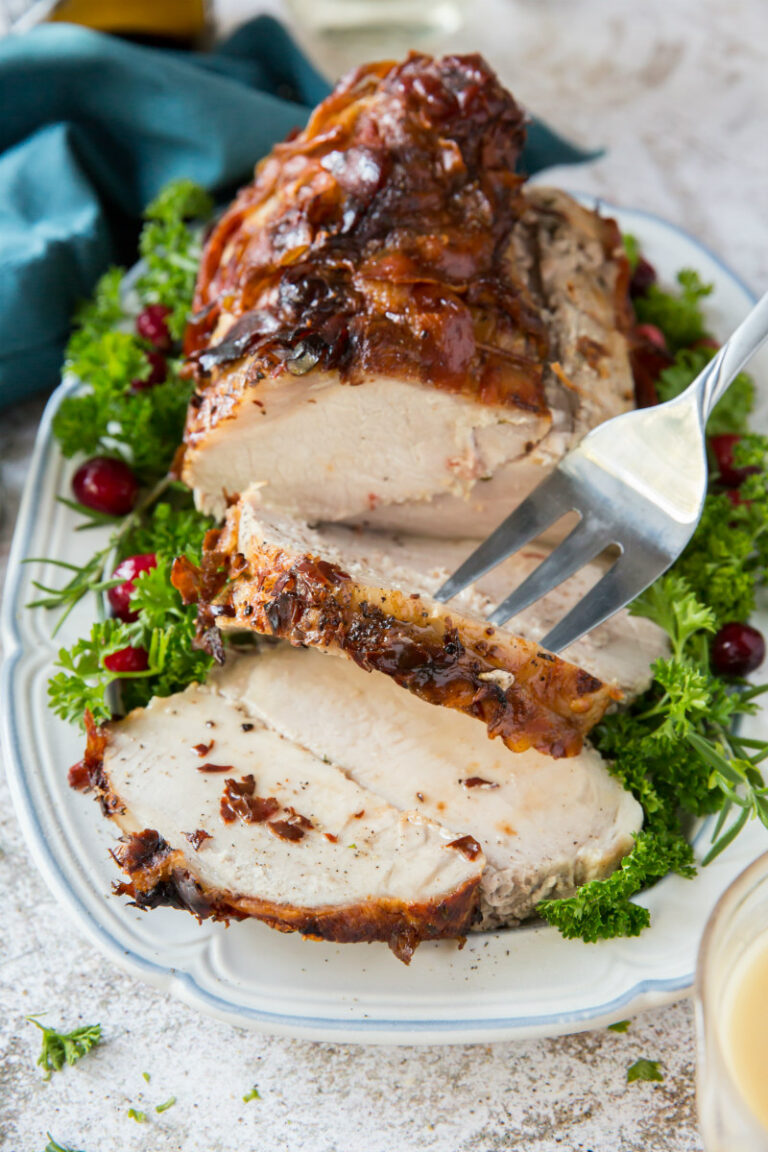 Pancetta Wrapped Pork Roast Recipe Girl