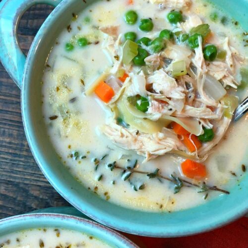 Roasted Chicken Noodle Soup Recipe Girl