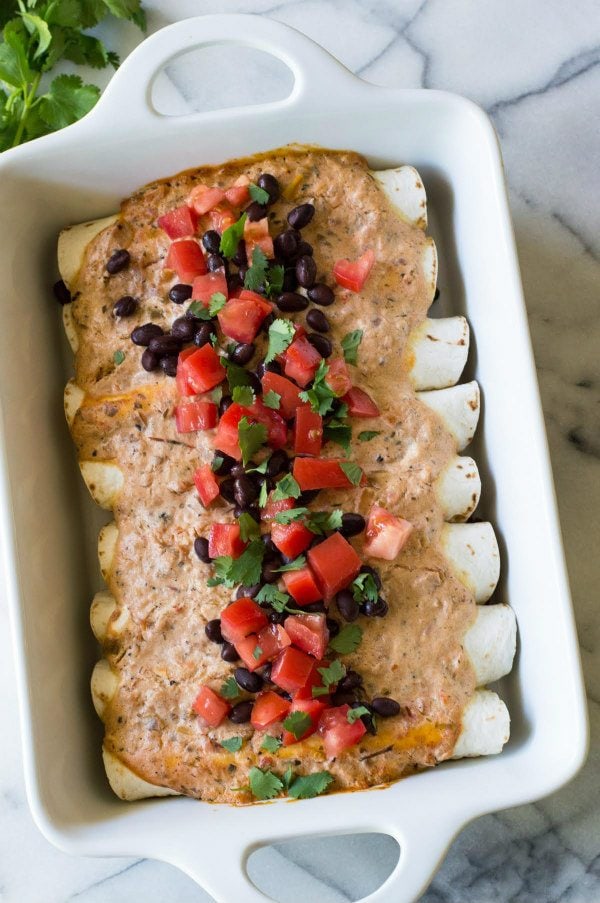 Easy Black Bean Enchiladas Recipe Girl