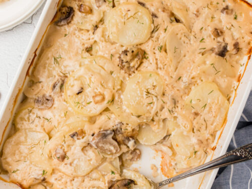 Dill Scalloped Potatoes - The Toasty Kitchen