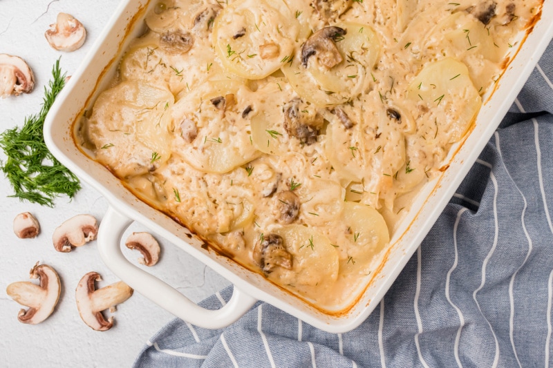 Dill Scalloped Potatoes - The Toasty Kitchen