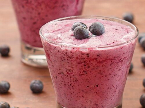 Blueberry Lemon Smoothies - Recipe Girl