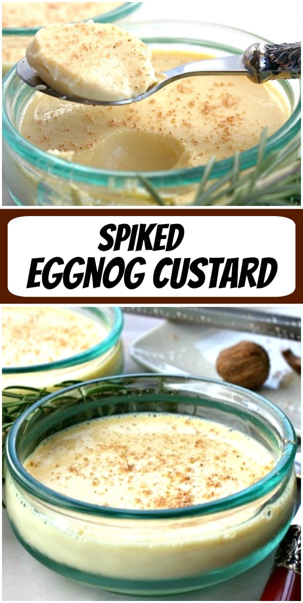 Spiked Eggnog Custard Recipe Girl