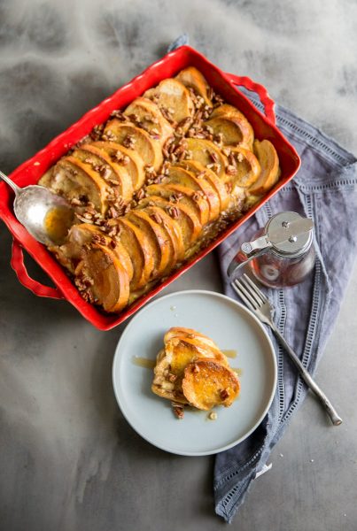 Baked French Toast With Maple Praline Recipe Girl