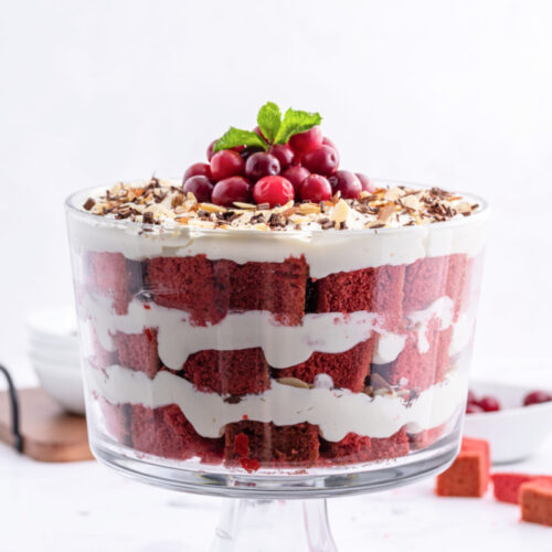 Berry Compote Chocolate Cake Trifle - Carve Your Craving