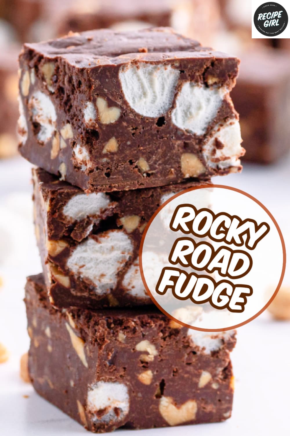 Rocky Road Fudge - Recipe Girl