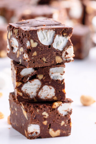 Rocky Road Fudge - Recipe Girl