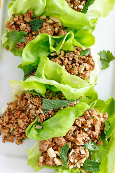 Asian Lettuce Wraps - Recipe Girl