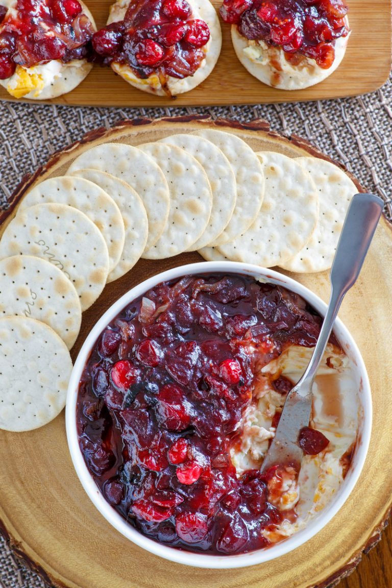 Cranberry Caramelized Onion Cheese Spread - Recipe Girl