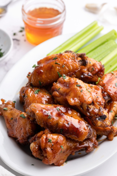 Honey Glazed Chicken Wings Recipe Girl