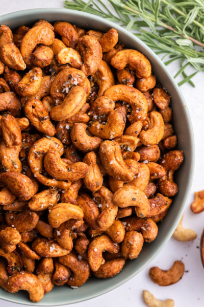 Rosemary Maple Cashews - Recipe Girl