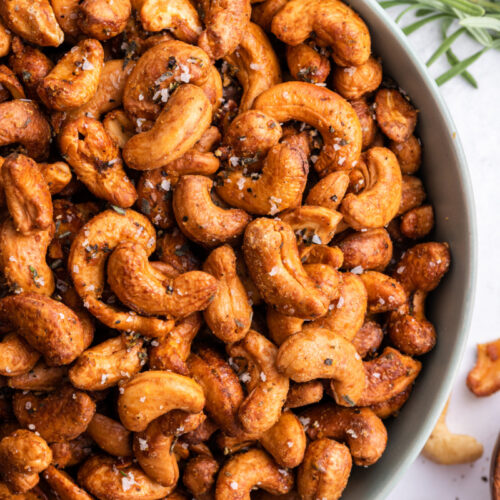 Rosemary Maple Cashews - Recipe Girl