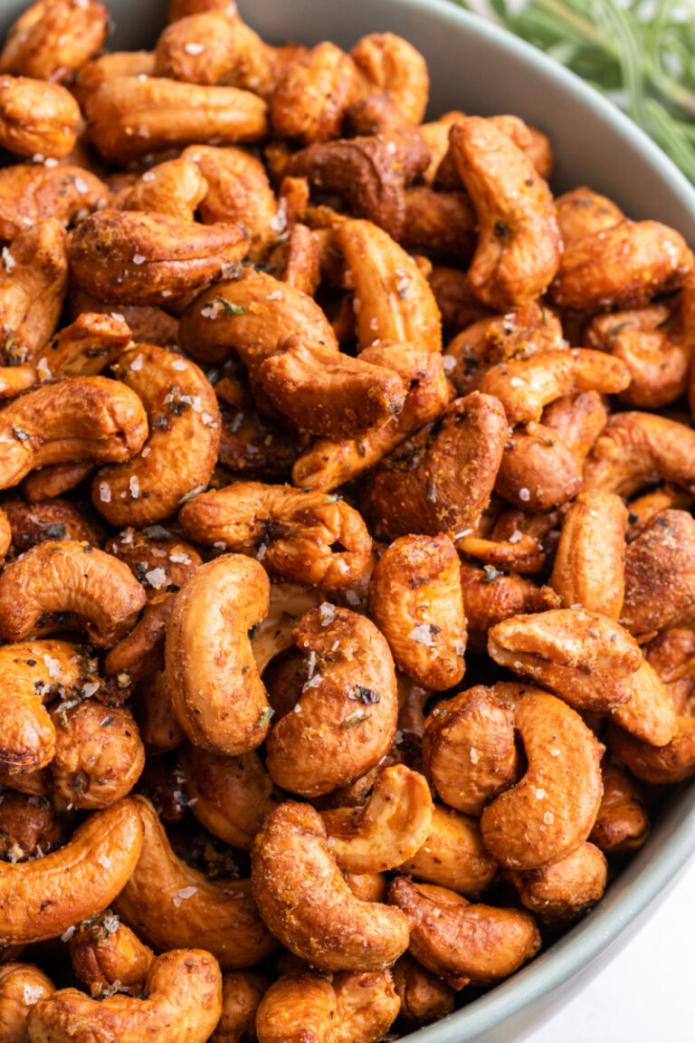 Rosemary Maple Cashews - Recipe Girl