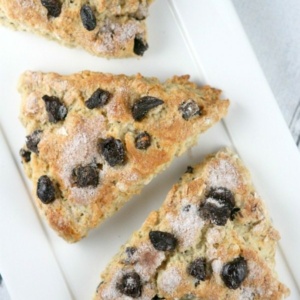 Cherry Oat Scones