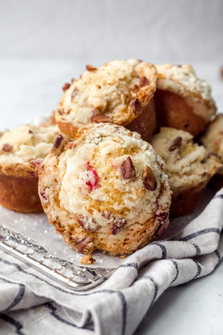 Eggnog Cranberry Muffins - Recipe Girl