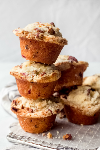 Eggnog Cranberry Muffins - Recipe Girl