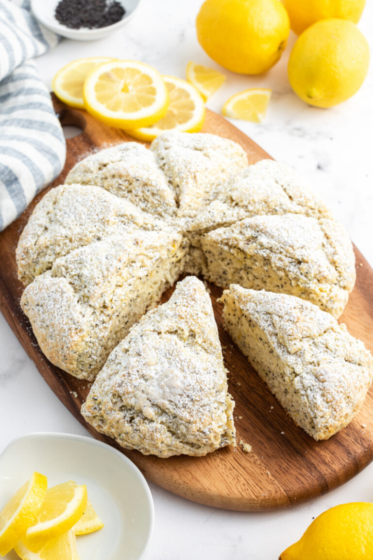 Lemon Poppy Seed Scones - Recipe Girl