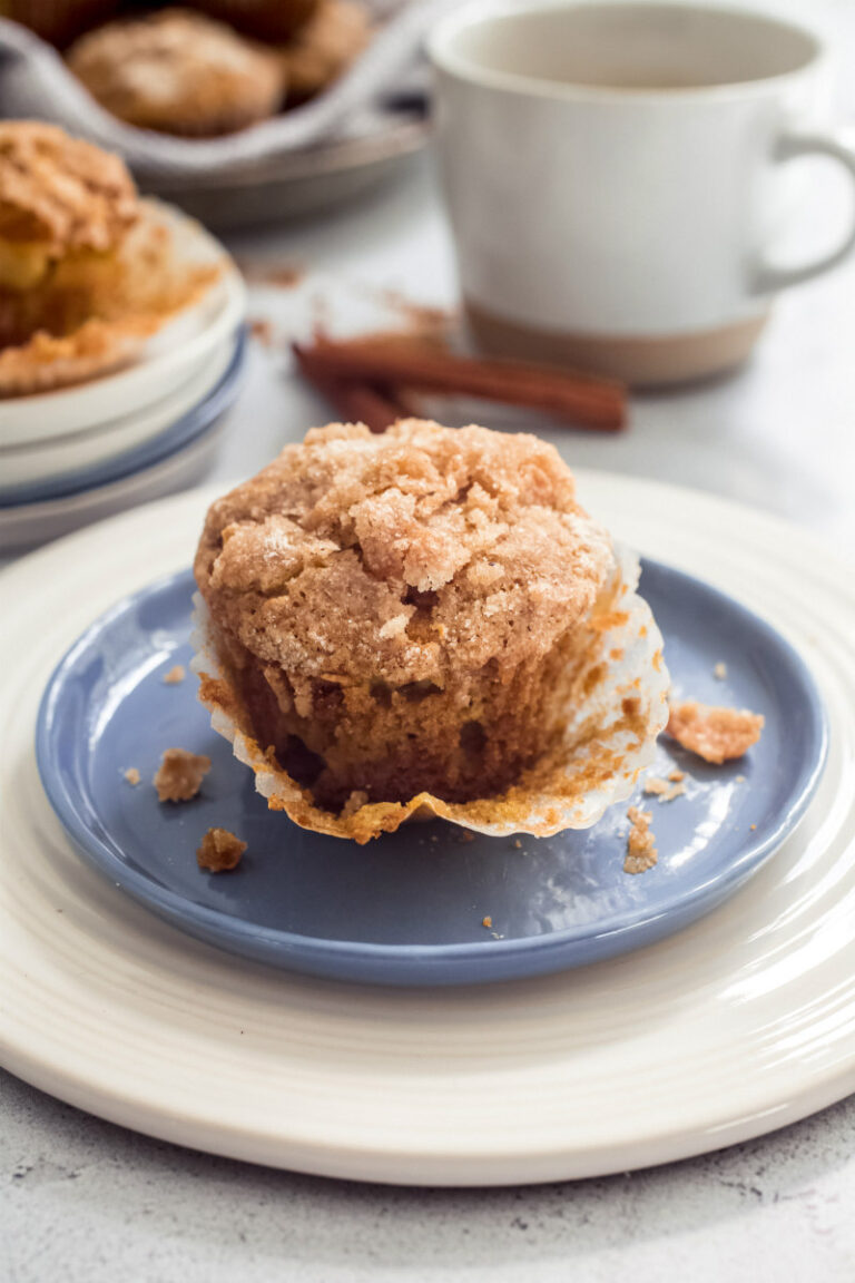 Pumpkin Apple Streusel Muffins - Recipe Girl