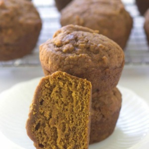 Pumpkin Gingerbread Muffins